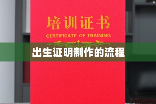 延安出生证明制作的流程